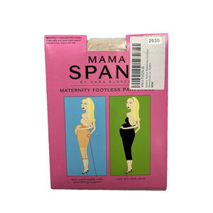 Spanx Mama Maternity Footless Pantyhose Size A Nude Neutral
